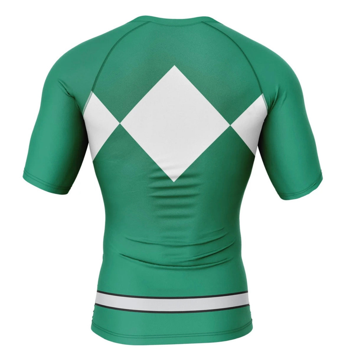 Green Power Ranger Premium Rash Guard - LONG OR SHORT SLEEVE - MADE TO ORDER 2 WEEK DISPATCH