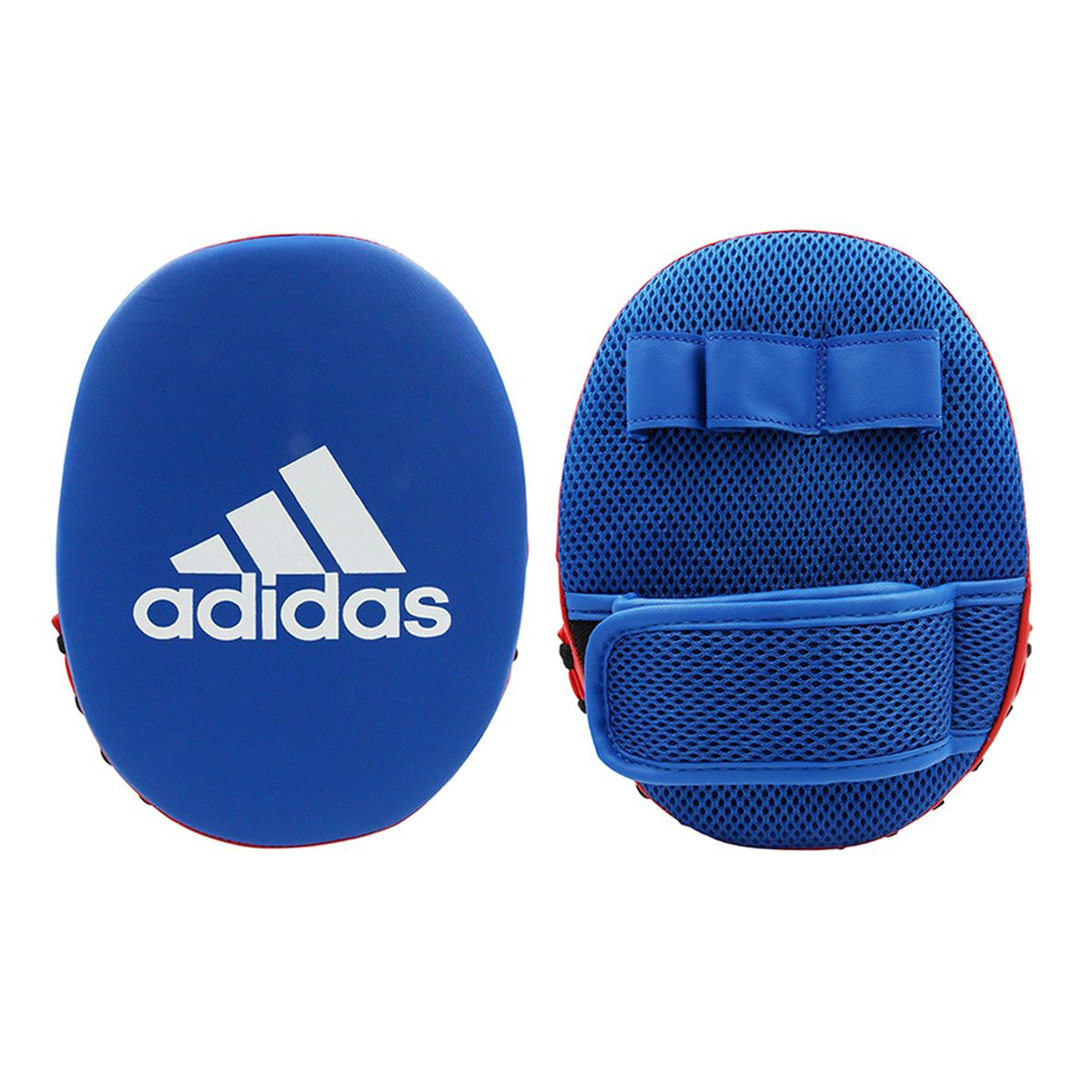 Adidas Kids Blue 6oz Mesh Boxing Gloves & Focus Mitts Set