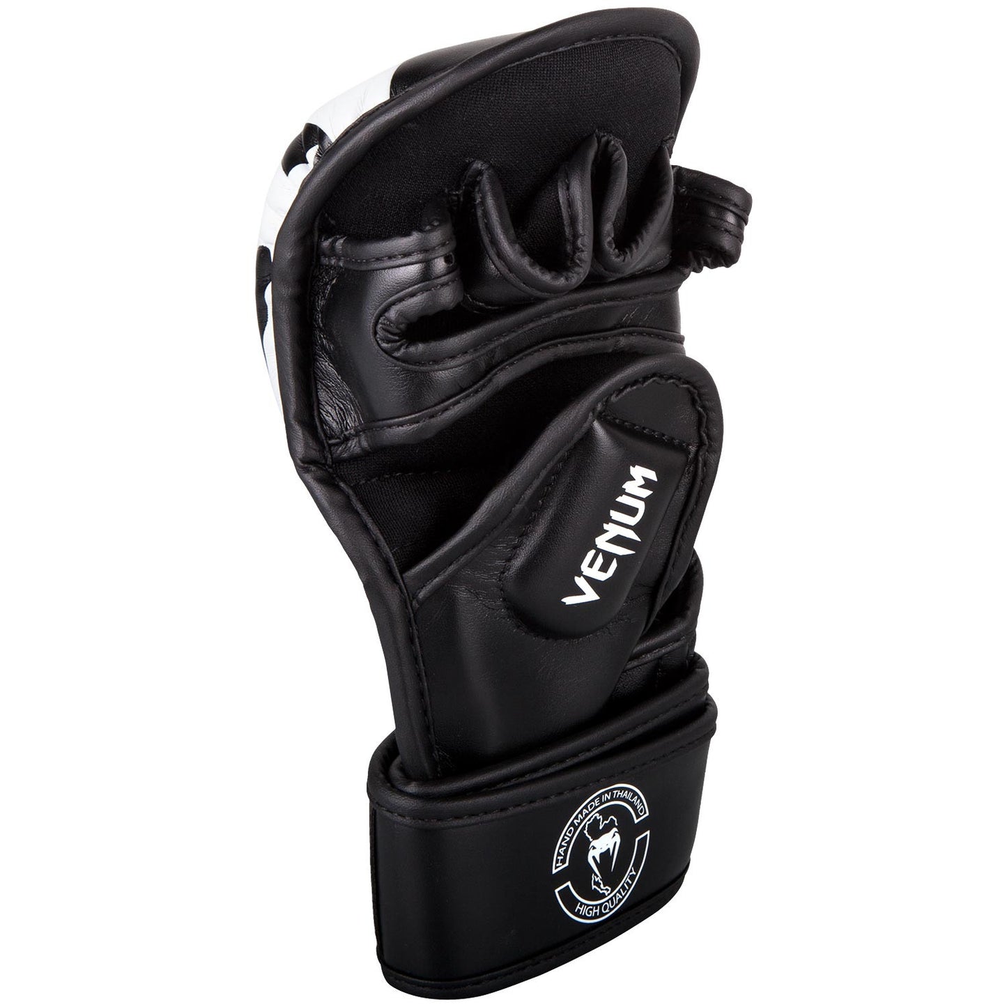 Venum Black MMA Impact Sparring Gloves - 7oz