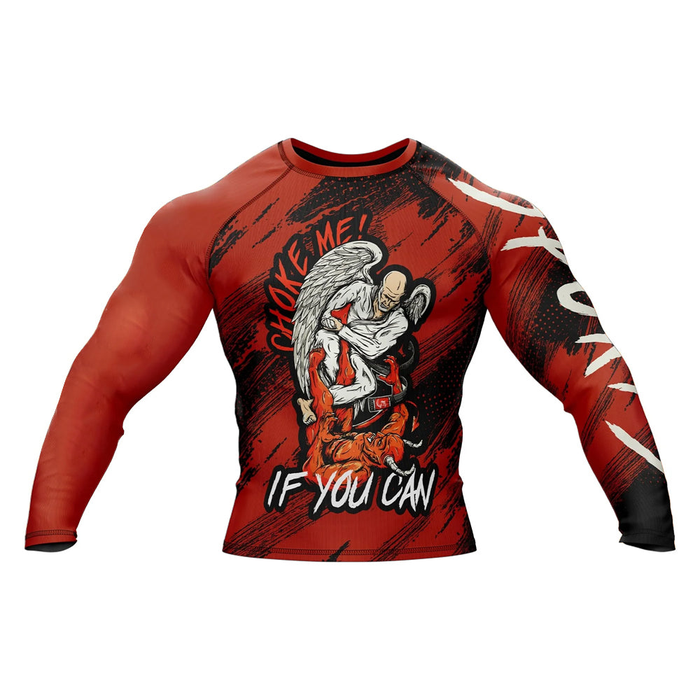 Angel Devil Premium Long Sleeve BJJ Rash Guard