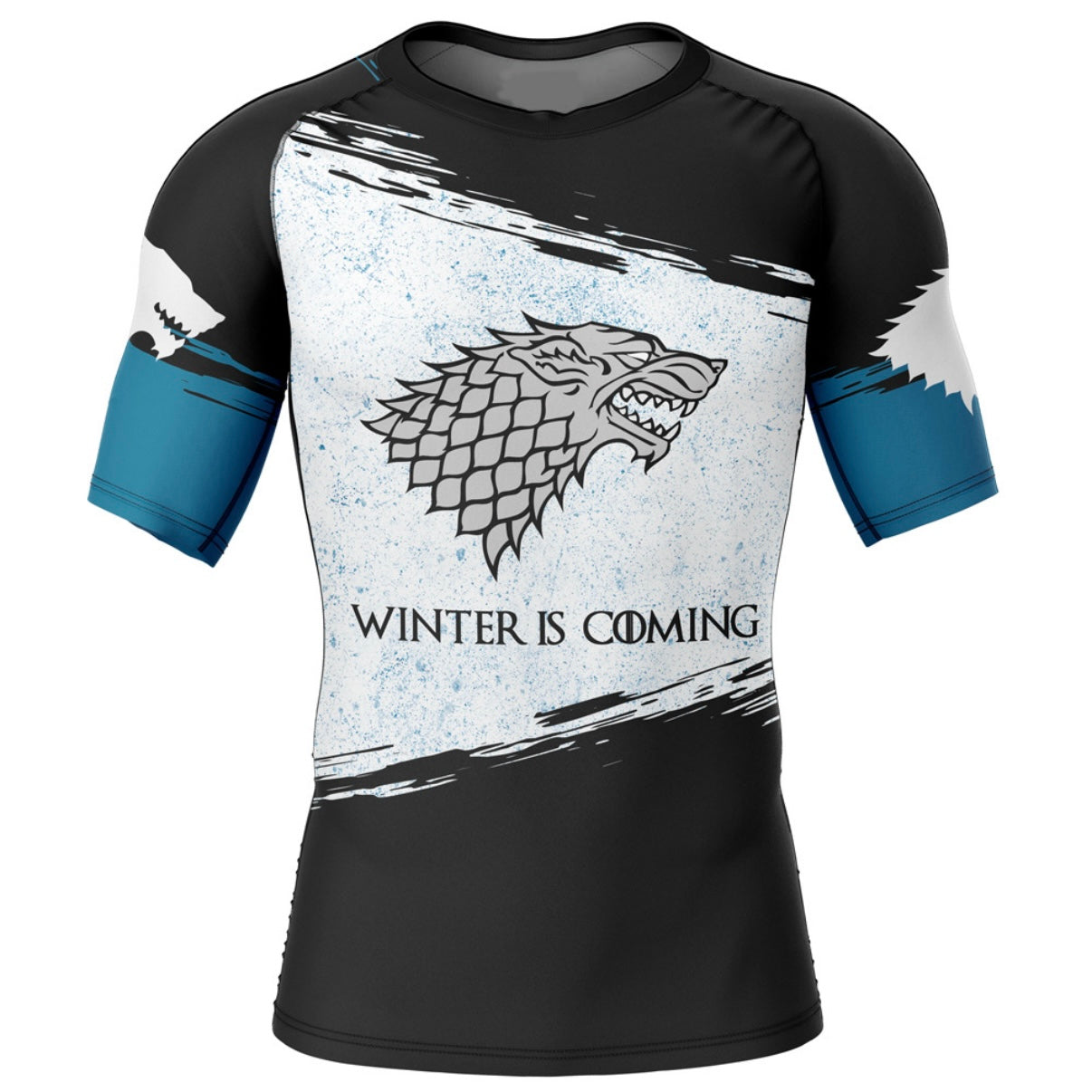 Game of Thrones Stark Premium Rash Guard - LONG OR SHORT SLEEVE - MADE TO ORDER 2 WEEK DISPATCH