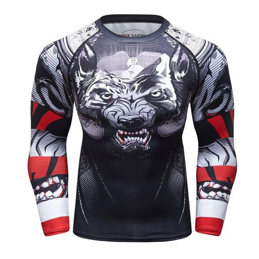 Werewolf Premium Long Sleeve BJJ Rash Guard