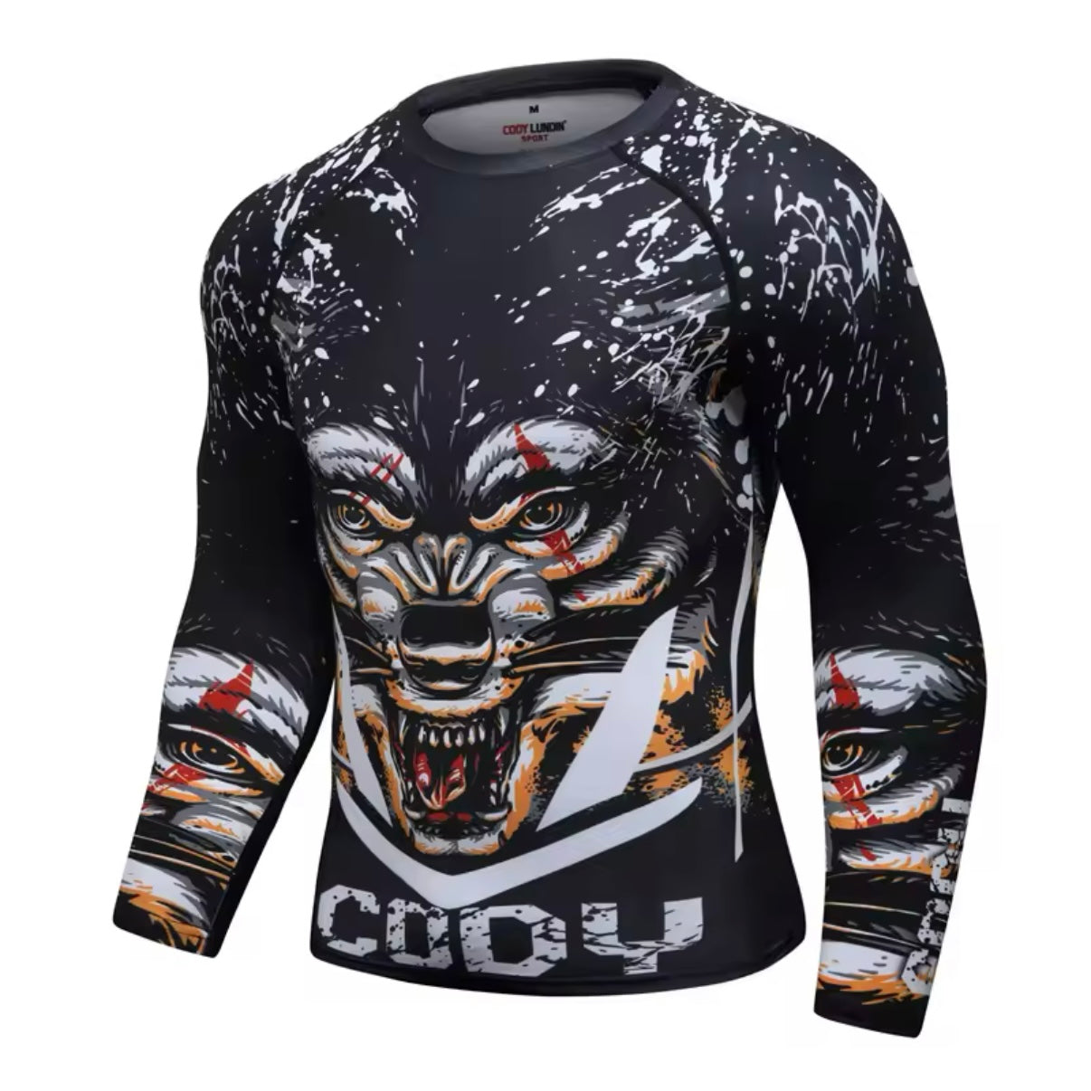 Wolf Premium BJJ / MMA Rash Guard - LONG & SHORT SLEEVE VARIATIONS - MADE TO ORDER 2 WEEK DISPATCH
