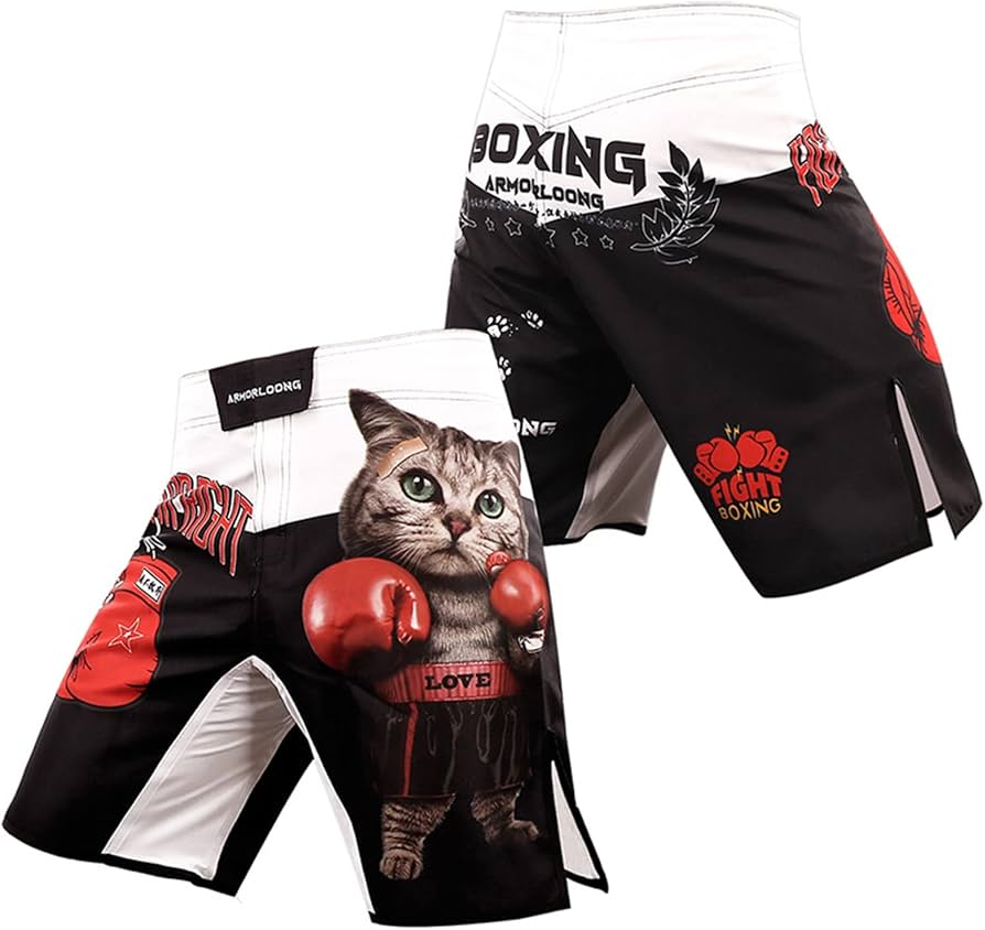 Fighting Cat Premium MMA Shorts - MADE TO ORDER 2 WEEK DISPATCH