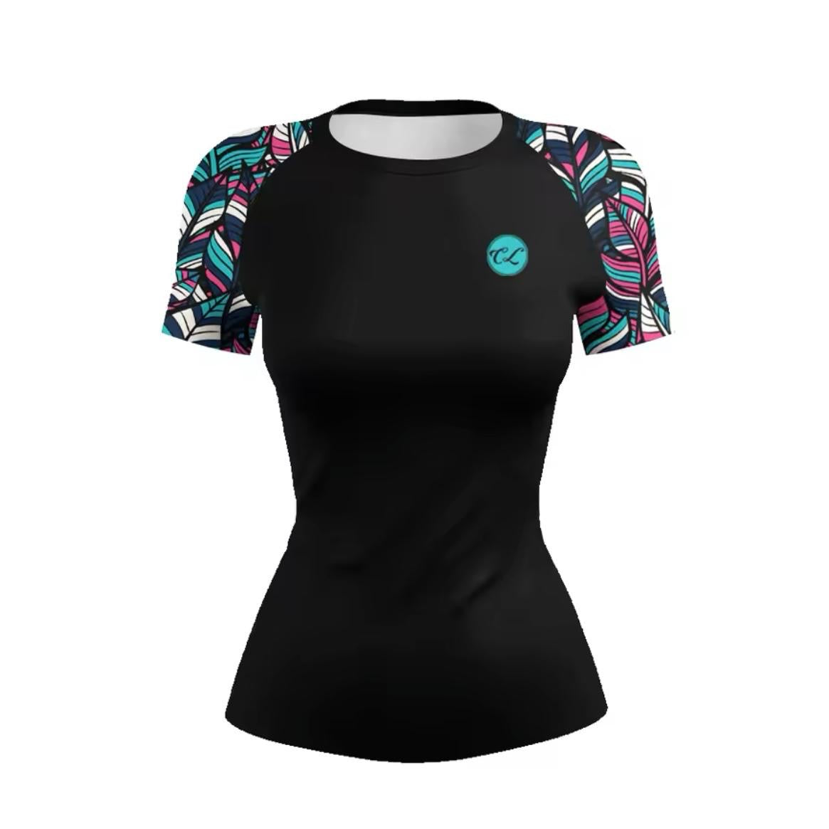 Women’s Colourful Roller Premium BJJ / MMA Rash Guard - MADE TO ORDER 2 WEEK DISPATCH