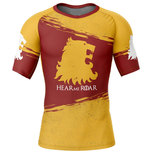 Game of Thrones Lannister Premium Short Sleeve Rash Guard - MADE TO ORDER 2 WEEK DISPATCH