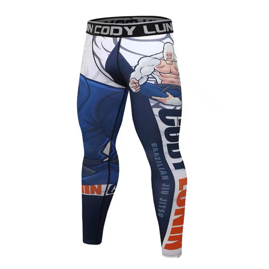 White Gorilla Premium Compression Spats for BJJ, MMA, Wrestling, CrossFit, Yoga, Running, Cycling, and More - MADE TO ORDER 2 WEEK DISPATCH