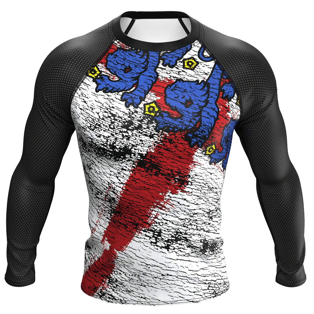 England Premium Long Sleeve BJJ Rash Guard