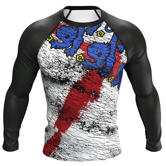 England Premium Long Sleeve BJJ Rash Guard