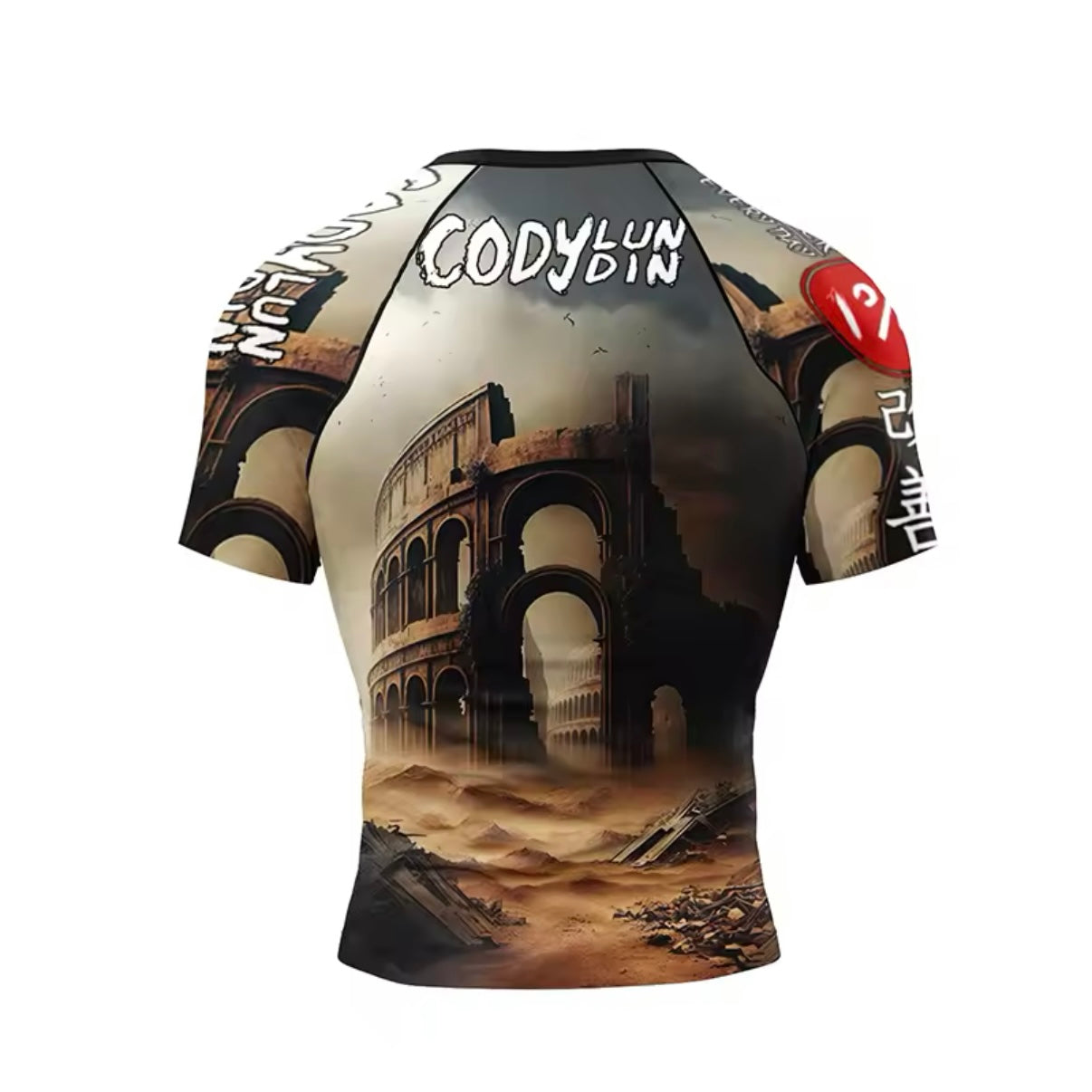 Gladiator Premium BJJ / MMA Rash Guard - LONG & SHORT SLEEVE VARIATIONS - MADE TO ORDER 2 WEEK DISPATCH