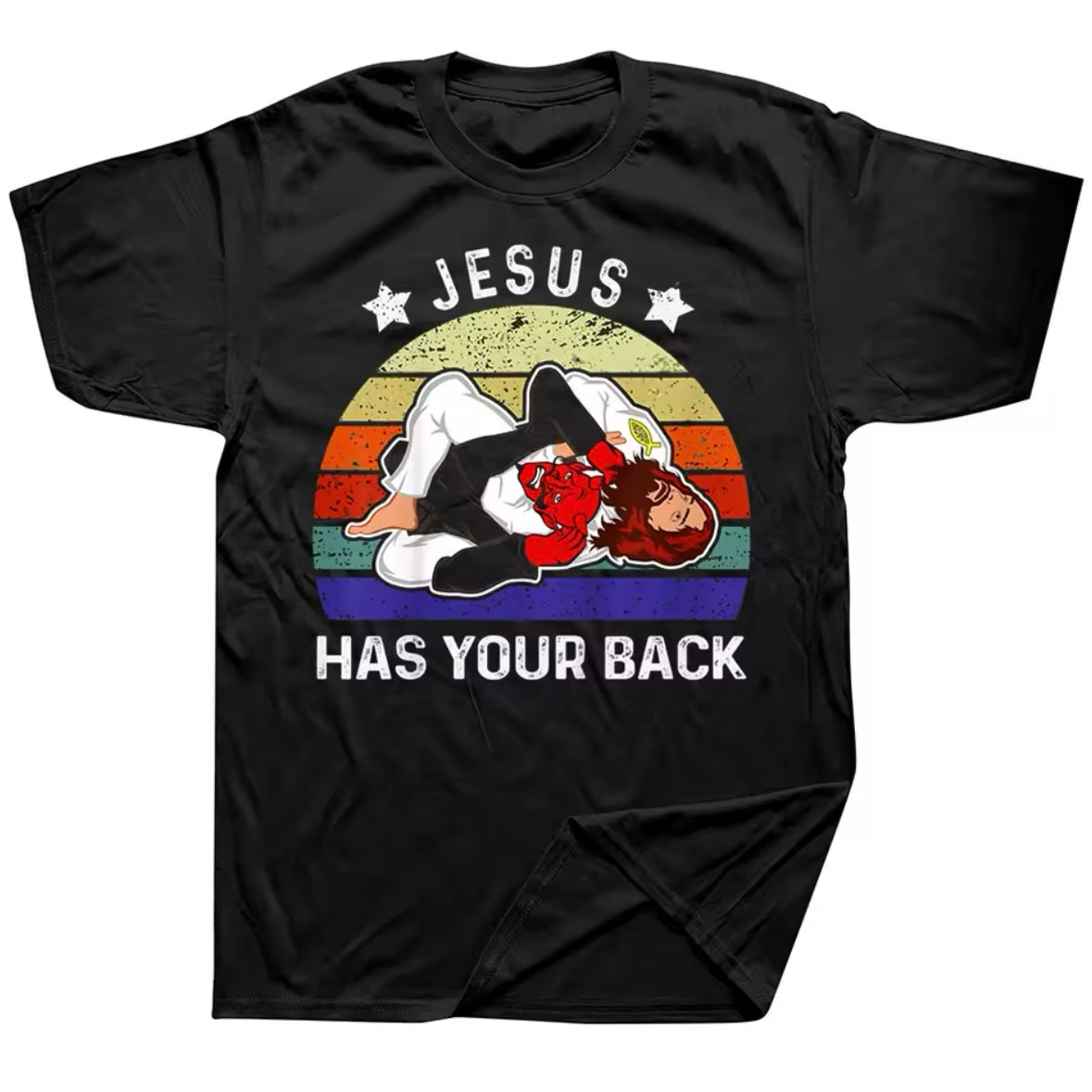 Jesus Has Your Back T-Shirt - MADE TO ORDER 2 WEEK DISPATCH