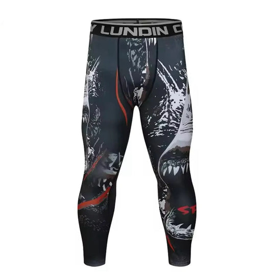 Shark Premium Compression Spats For BJJ, MMA, Wrestling, CrossFit, Yoga, Running, Cycling, and More - MADE TO ORDER 2 WEEK DISPATCH
