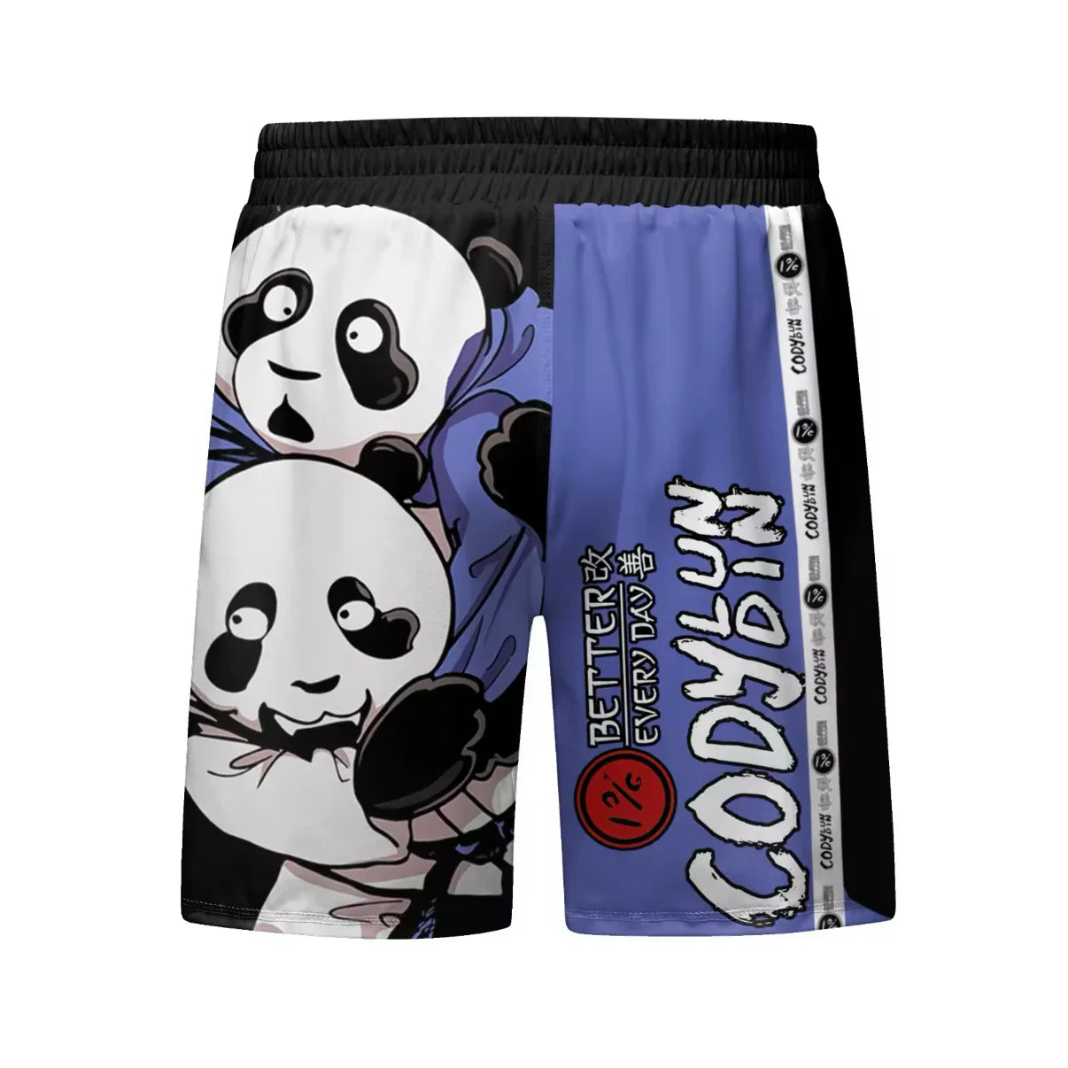 Judo Panda Premium BJJ No Gi / MMA Grappling Shorts - MADE TO ORDER 2 WEEK DISPATCH