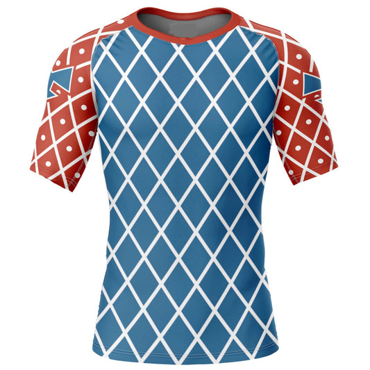 Jojo’s Bizarre Adventure 'Guido Mista' Premium Short Sleeve Rash Guard - MADE TO ORDER 2 WEEK DISPATCH
