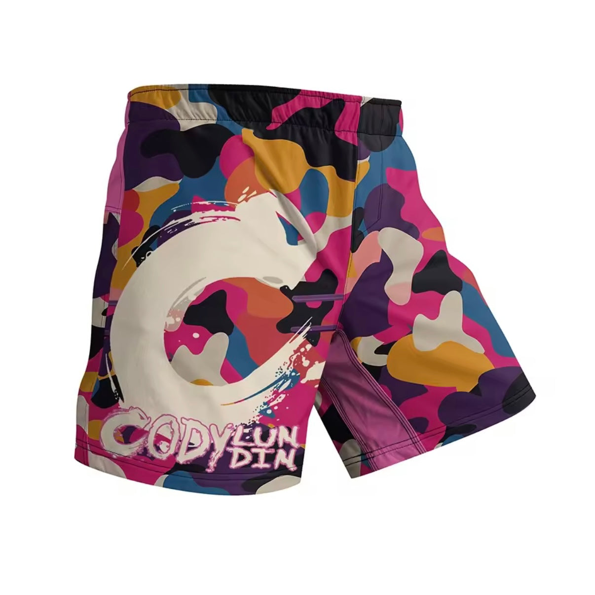 Pink Splash Premium BJJ No Gi Grappling Shorts - MADE TO ORDER 2 WEEK DISPATCH