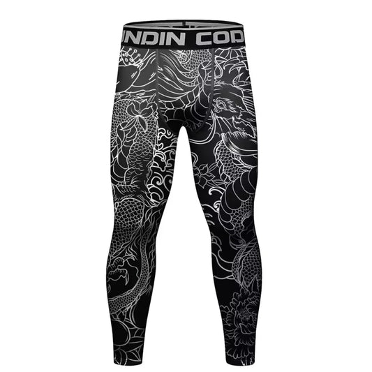Dragon Roller Premium Compression Spats for BJJ, MMA, Wrestling, CrossFit, Yoga, Running, Cycling, and More - MADE TO ORDER 2 WEEK DISPATCH