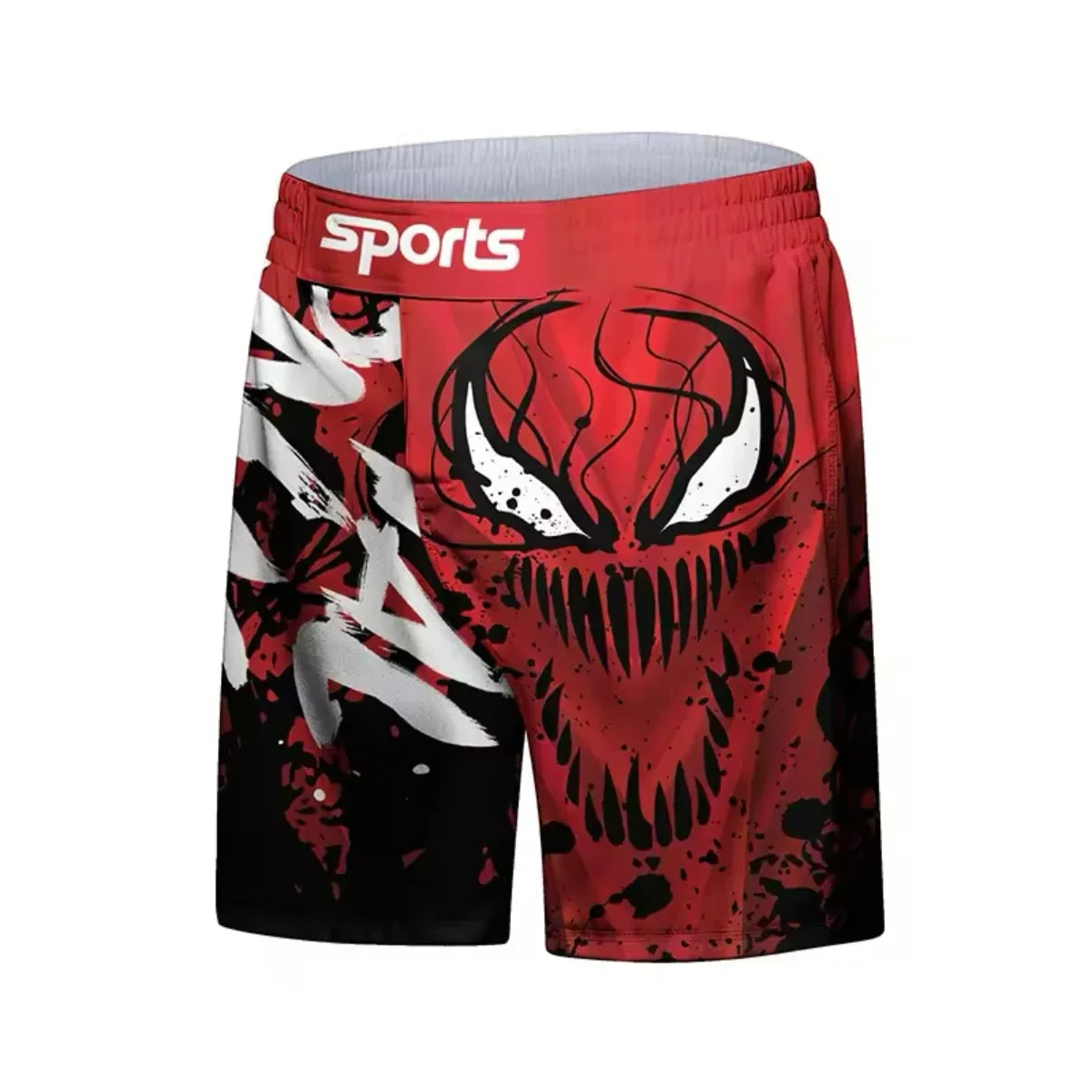Red Carnage Premium BJJ No Gi / MMA Grappling Shorts - MADE TO ORDER 2 WEEK DISPATCH