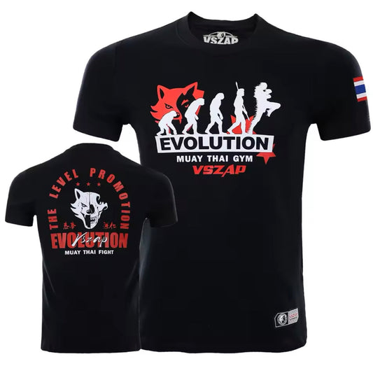 Muay Thai Evolution Black Premium T-Shirt - MADE TO ORDER 2 WEEK DISPATCH