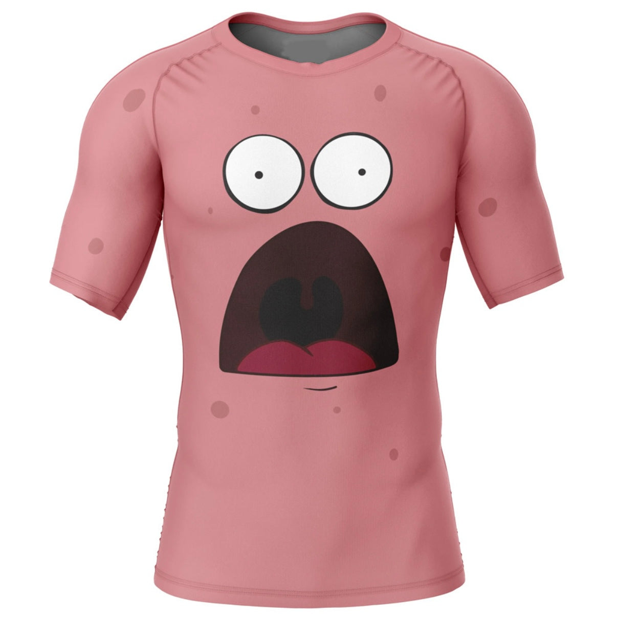 Spongebob Patrick Star Premium Rash Guard - LONG OR SHORT SLEEVE - MADE TO ORDER 2 WEEK DISPATCH