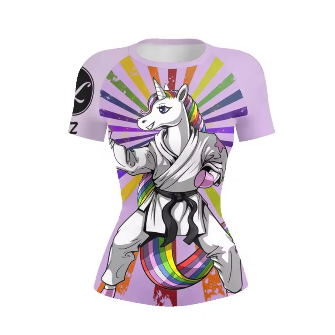 Women’s Unicorn Premium BJJ / MMA Rash Guard - MADE TO ORDER 2 WEEK DISPATCH