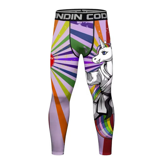 Unicorn Premium Compression Spats for BJJ, MMA, Wrestling, CrossFit, Yoga, Running, Cycling, and More - MADE TO ORDER 2 WEEK DISPATCH