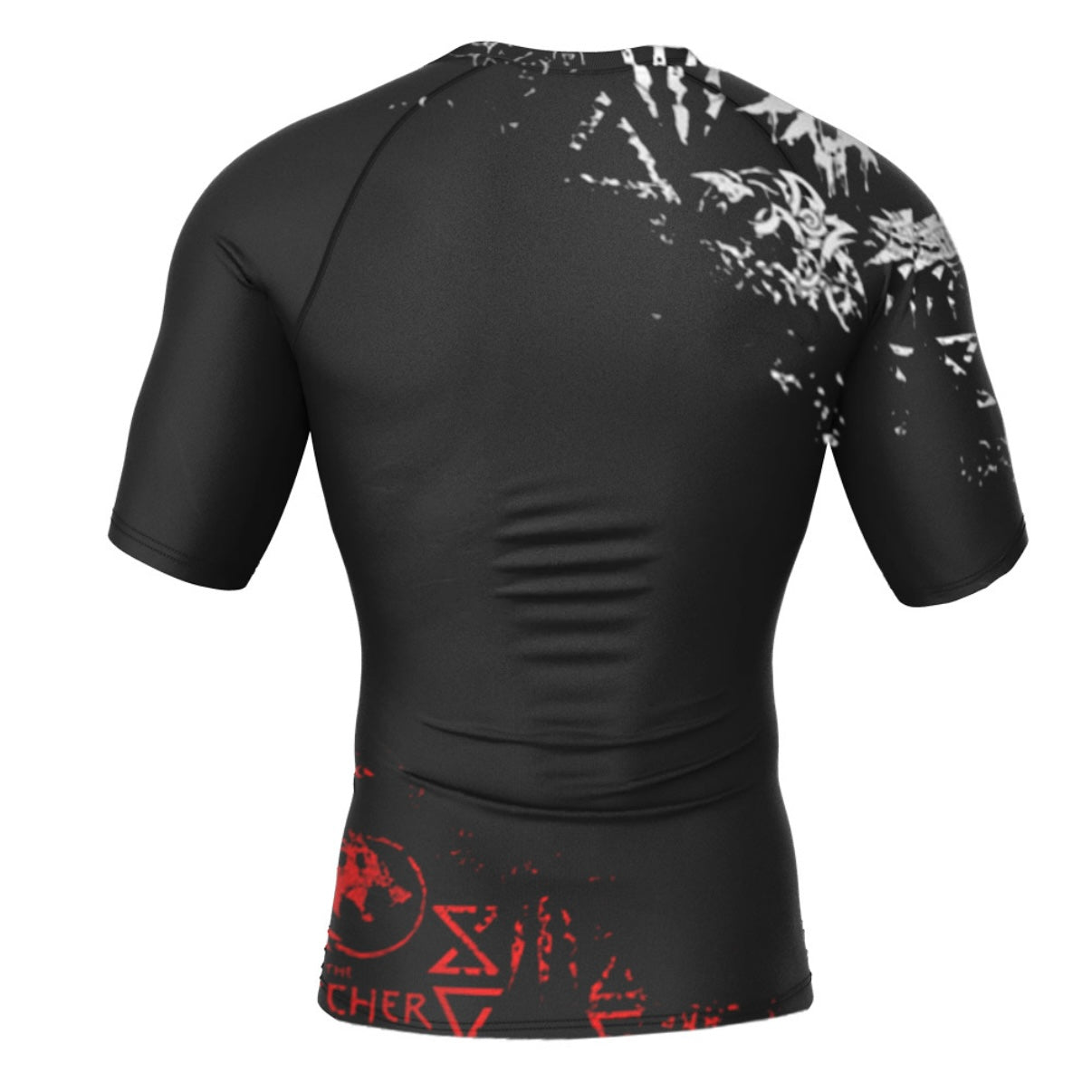 The Witcher Black Premium Short Sleeve Rash Guard - MADE TO ORDER 2 WEEK DISPATCH