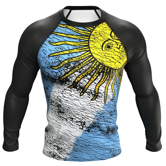 Argentina Premium Rash Guard - LONG OR SHORT SLEEVE - MADE TO ORDER 2 WEEK DISPATCH