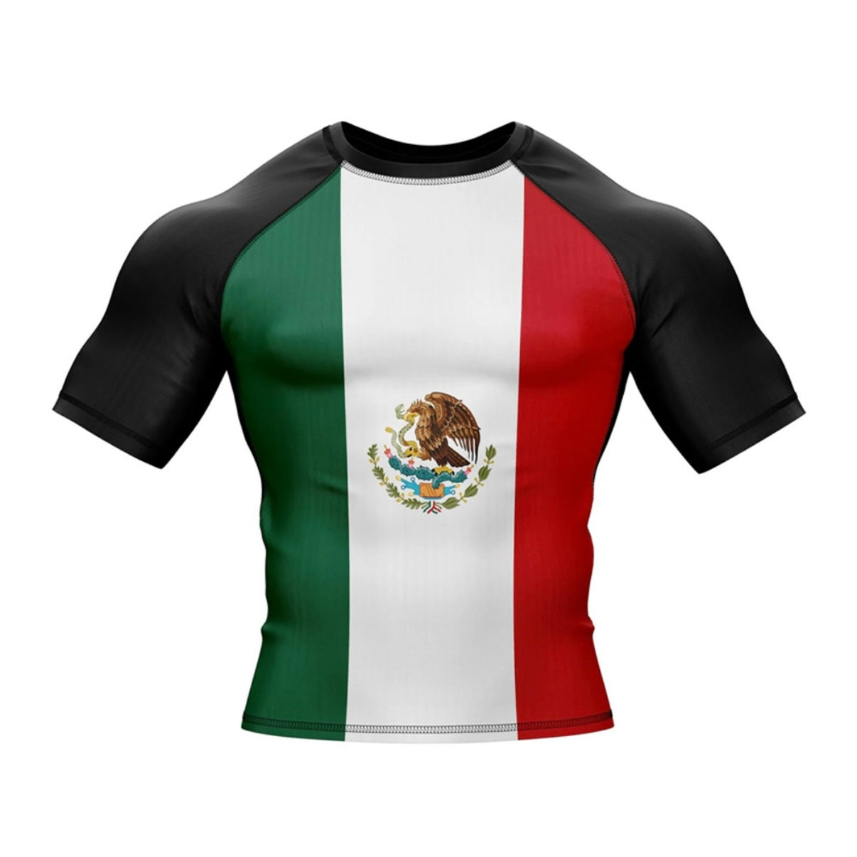 Mexico Premium Rash Guard - LONG OR SHORT SLEEVE - MADE TO ORDER 2 WEEK DISPATCH