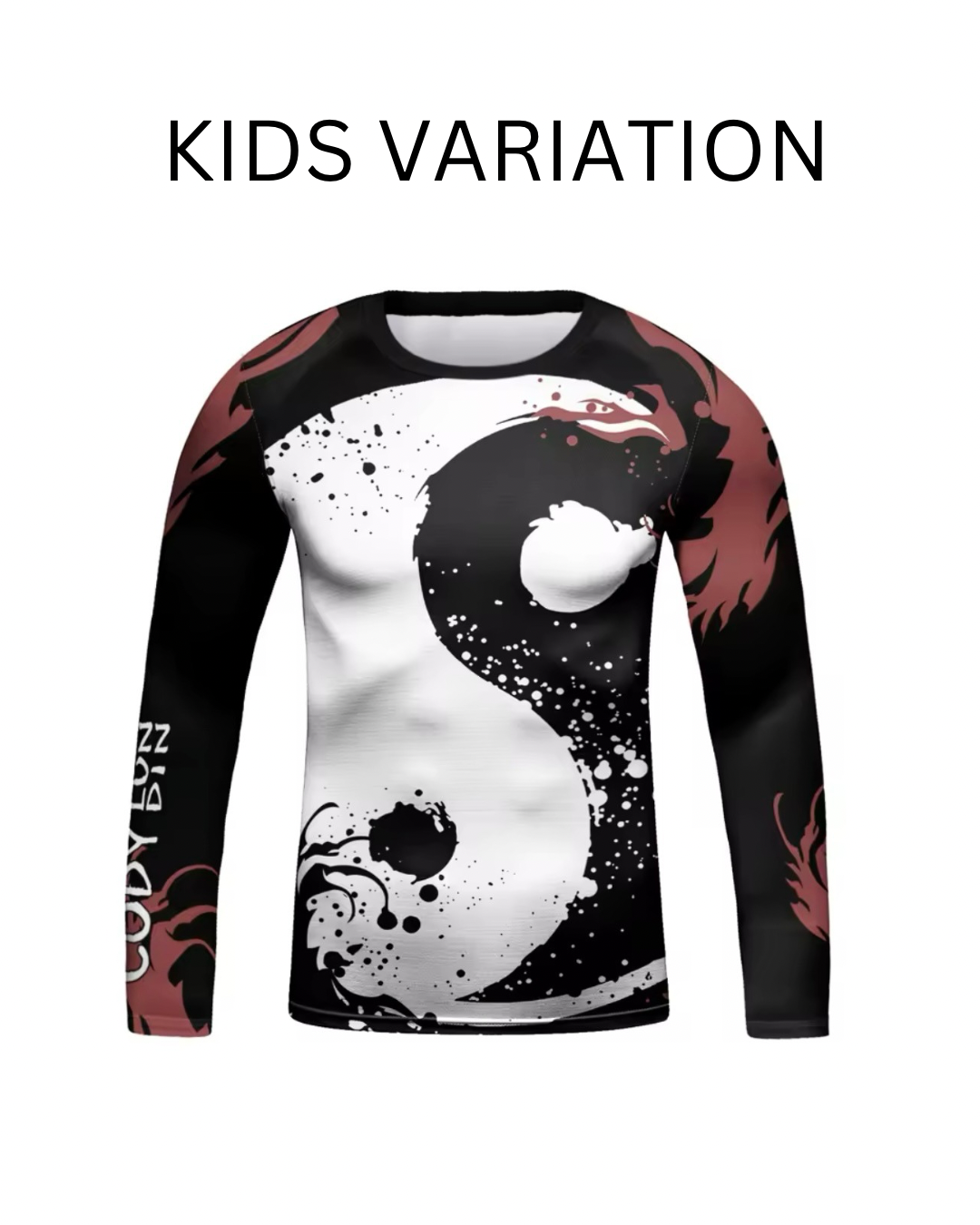 Yin Yang Premium BJJ No Gi / MMA Set. Rash Guard, Shorts & Spats - MADE TO ORDER 2 WEEK DISPATCH