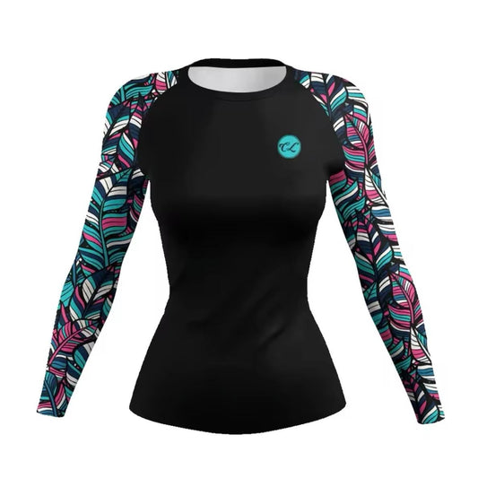 Women’s Colourful Roller Premium BJJ / MMA Rash Guard - MADE TO ORDER 2 WEEK DISPATCH