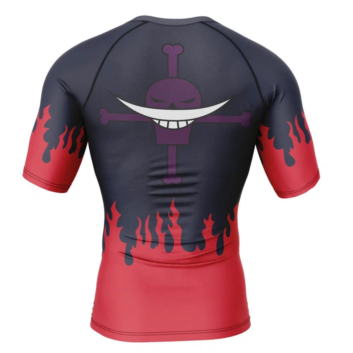 One Piece Ace Alabasta Cloak Premium Short Sleeve Rash Guard - MADE TO ORDER 2 WEEK DISPATCH