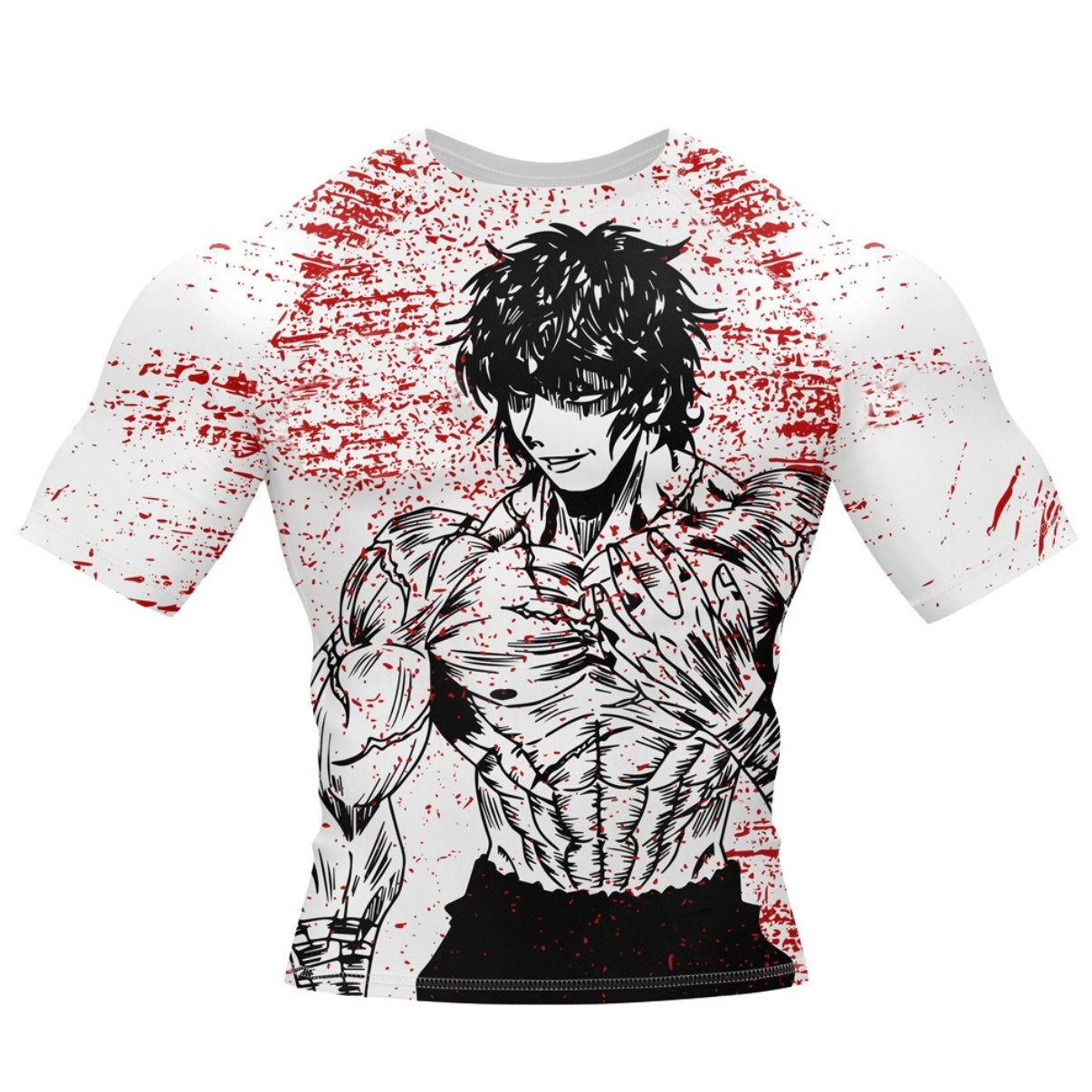 Baki The Grappler Premium Rash Guard - LONG OR SHORT SLEEVE - MADE TO ORDER 2 WEEK DISPATCH