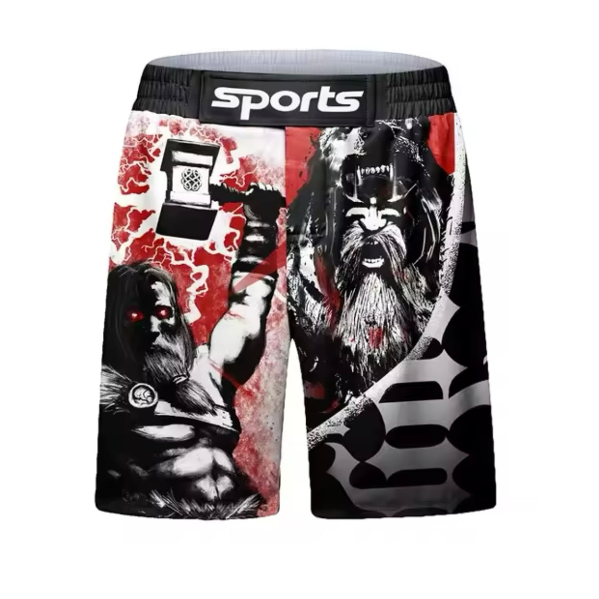 Warrior God Premium BJJ No Gi / MMA Set. Rash Guard, Shorts & Spats - MADE TO ORDER 2 WEEK DISPATCH