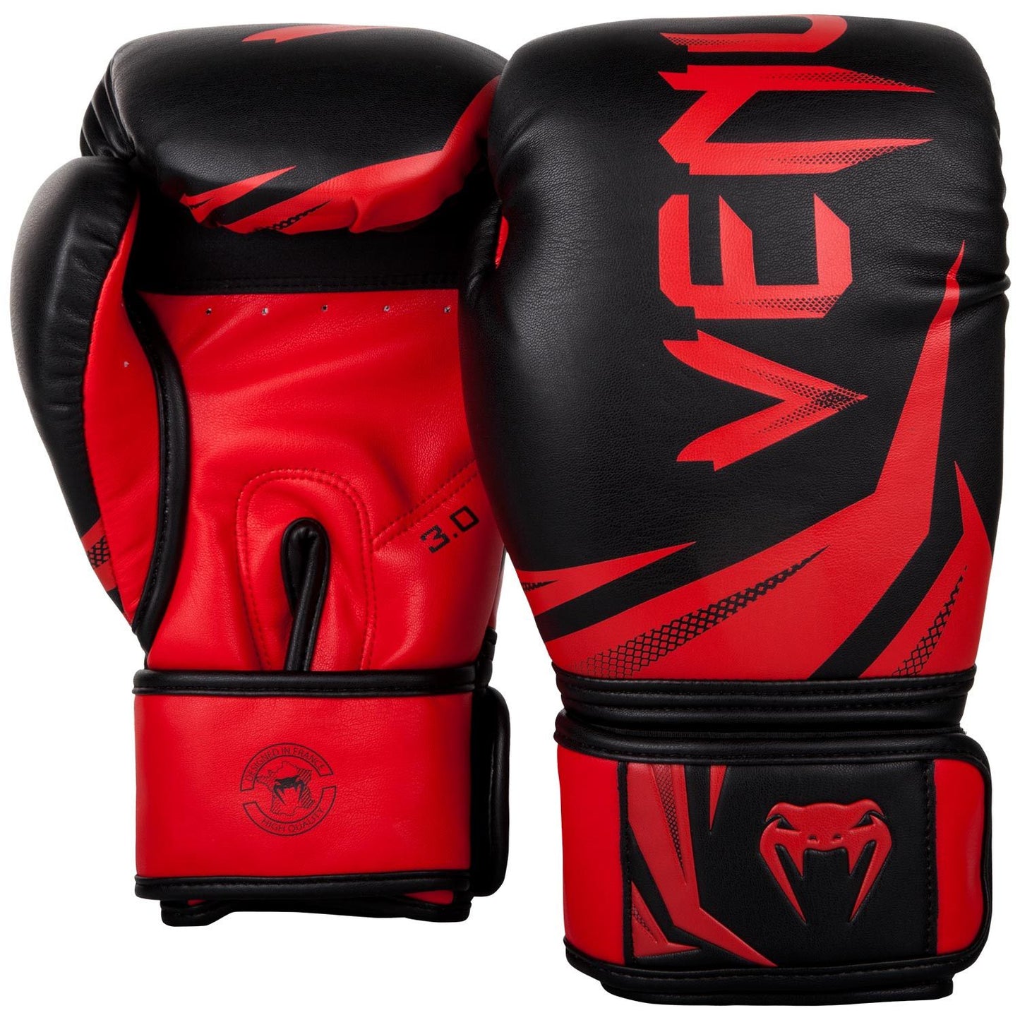 Venum Challenger 3.0 Boxing Gloves - Black/Red