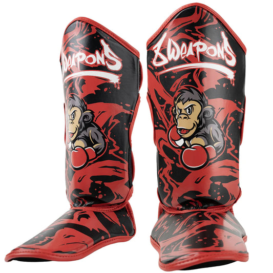 8 Weapons Kids Joe Muay Thai Shin Guards