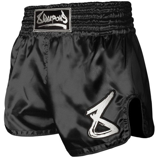 8 Weapons Strike Muay Thai Shorts - Black