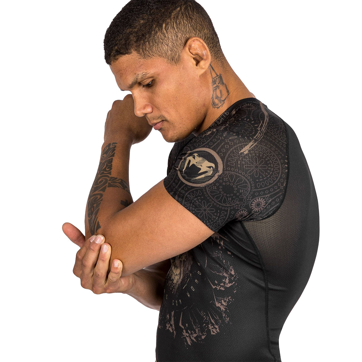 Venum Santa Muerta Short Sleeve MMA/Jiu Jitsu Rash Guard