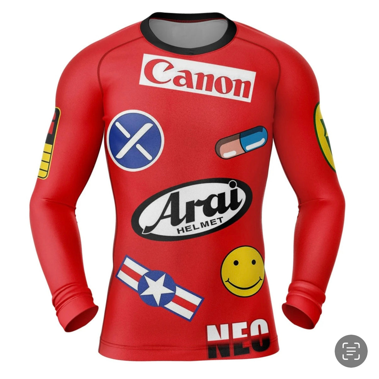 Akira Kaneda Bike Decals Premium Rash Guard - LONG OR SHORT SLEEVE - MADE TO ORDER 2 WEEK DISPATCH