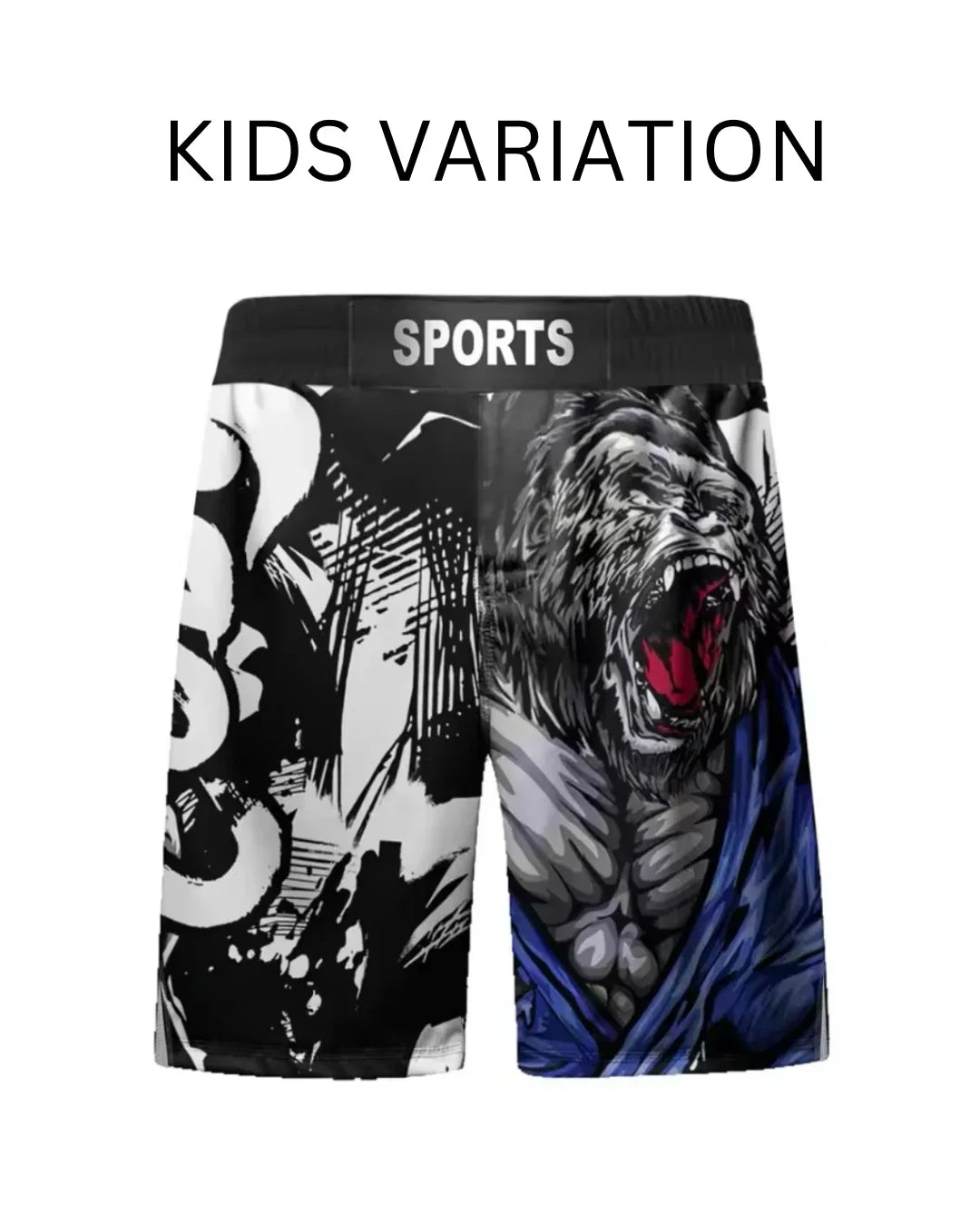 Gorilla Rage Premium BJJ No Gi / MMA Grappling Shorts - MADE TO ORDER 2 WEEK DISPATCH
