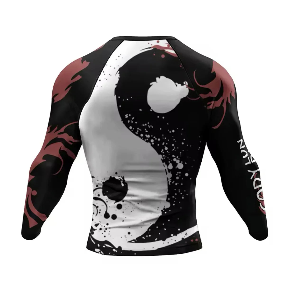 Yin Yang Premium BJJ / MMA Rash Guard - LONG & SHORT SLEEVE VARIATIONS - MADE TO ORDER 2 WEEK DISPATCH