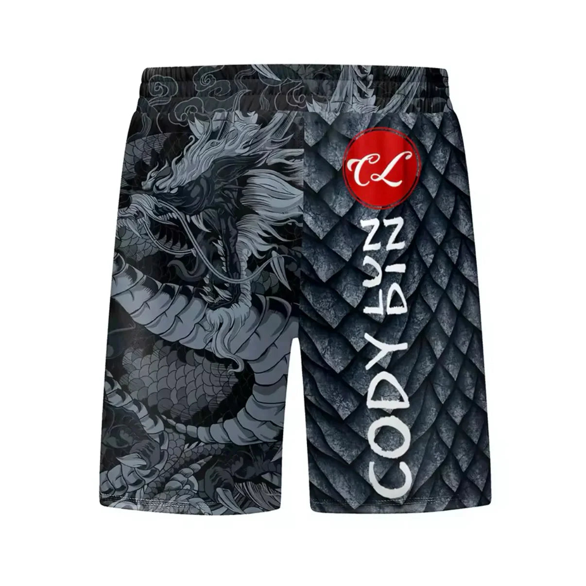 Black Dragon Premium BJJ No Gi / MMA Grappling Shorts - MADE TO ORDER 2 WEEK DISPATCH