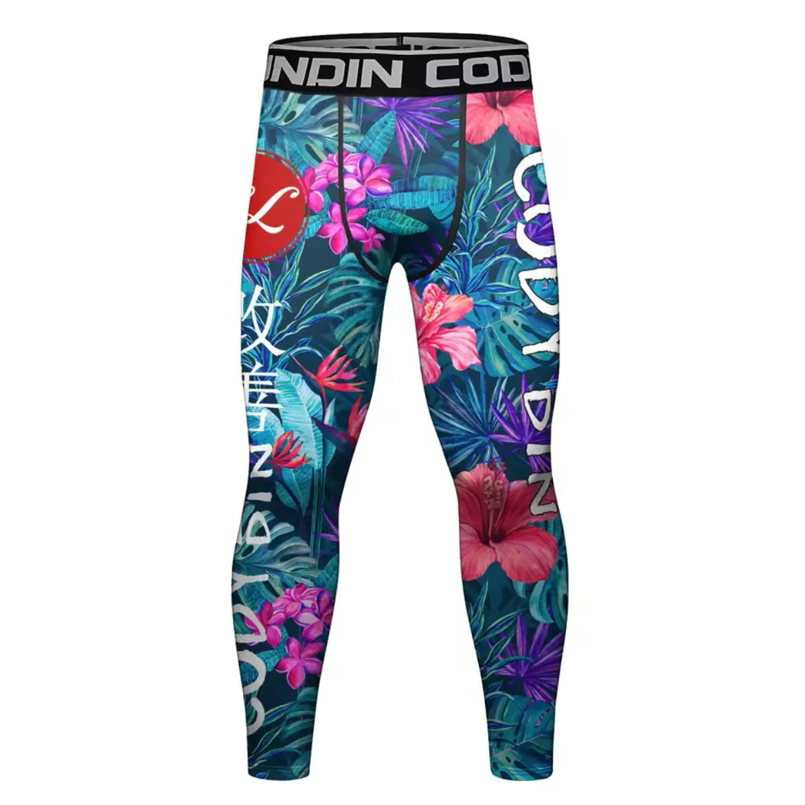 Flower Premium Compression Spats for BJJ, MMA, Wrestling, CrossFit, Yoga, Running, Cycling, and More - MADE TO ORDER 2 WEEK DISPATCH