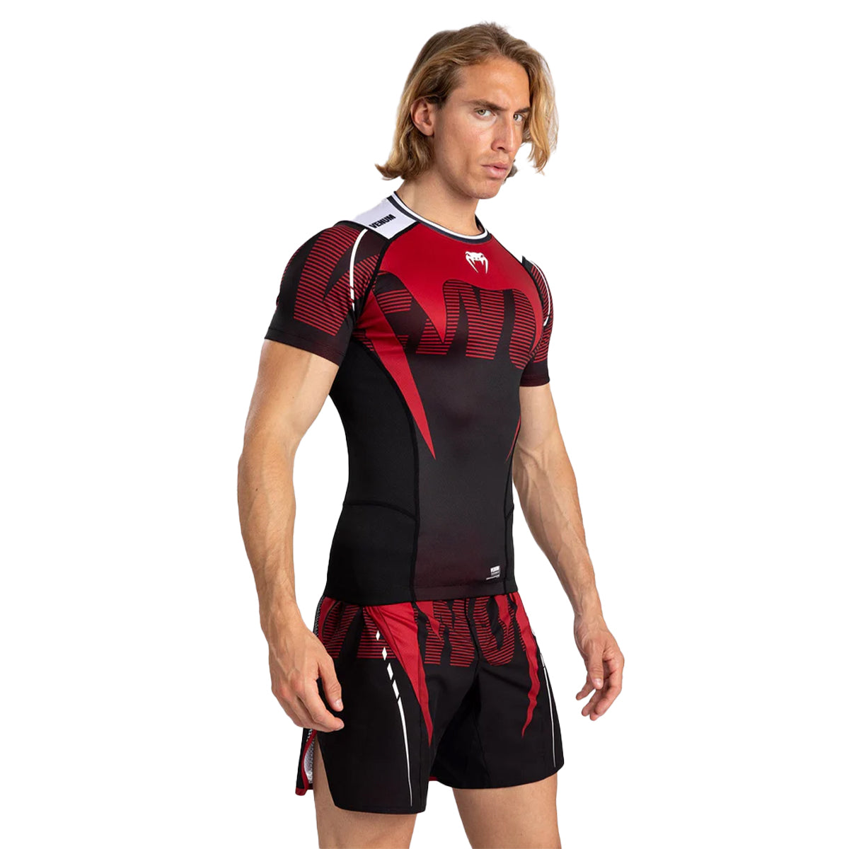 Venum Adrenaline MMA Short Sleeve Rashguard - Red