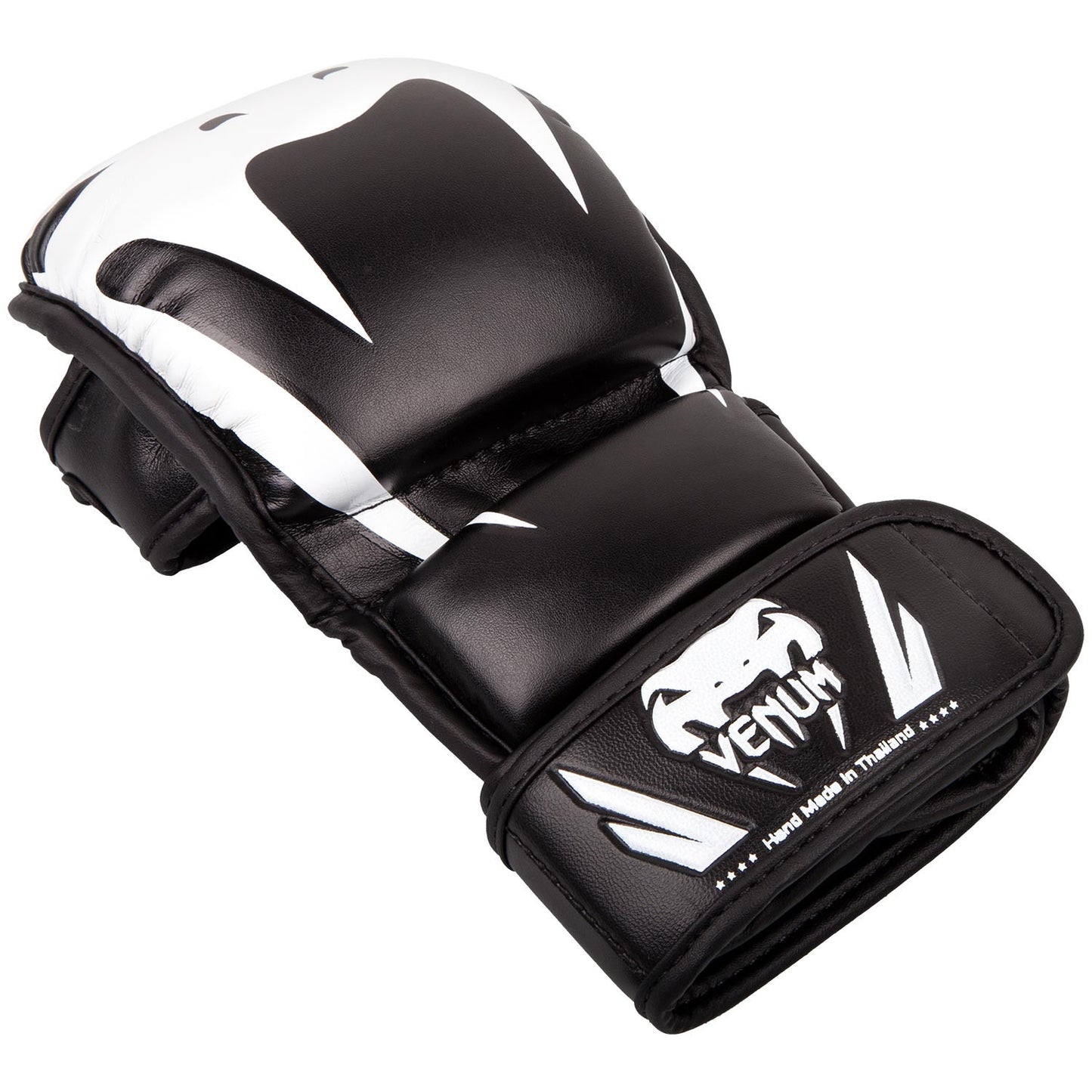 Venum Black MMA Impact Sparring Gloves - 7oz