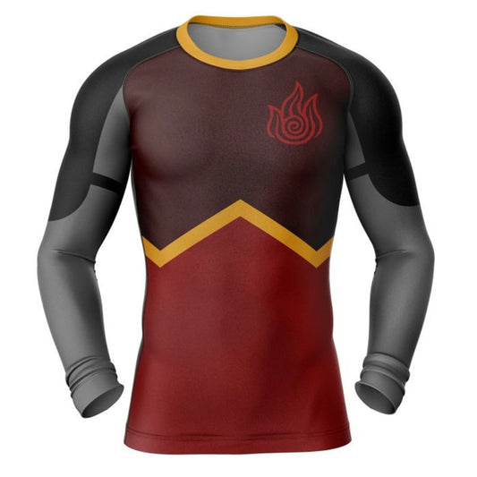 Avatar 'Firebenders' Premium Rash Guard - LONG OR SHORT SLEEVE - MADE TO ORDER 2 WEEK DISPATCH