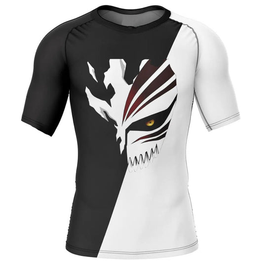 Bleach Ichigo Hollow Mask Premium Short Sleeve Rash Guard - MADE TO ORDER 2 WEEK DISPATCH