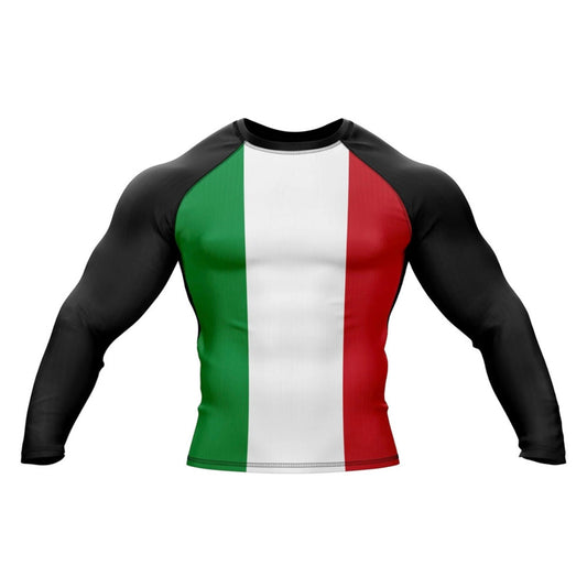 Italy Premium Rash Guard - LONG OR SHORT SLEEVE - MADE TO ORDER 2 WEEK DISPATCH