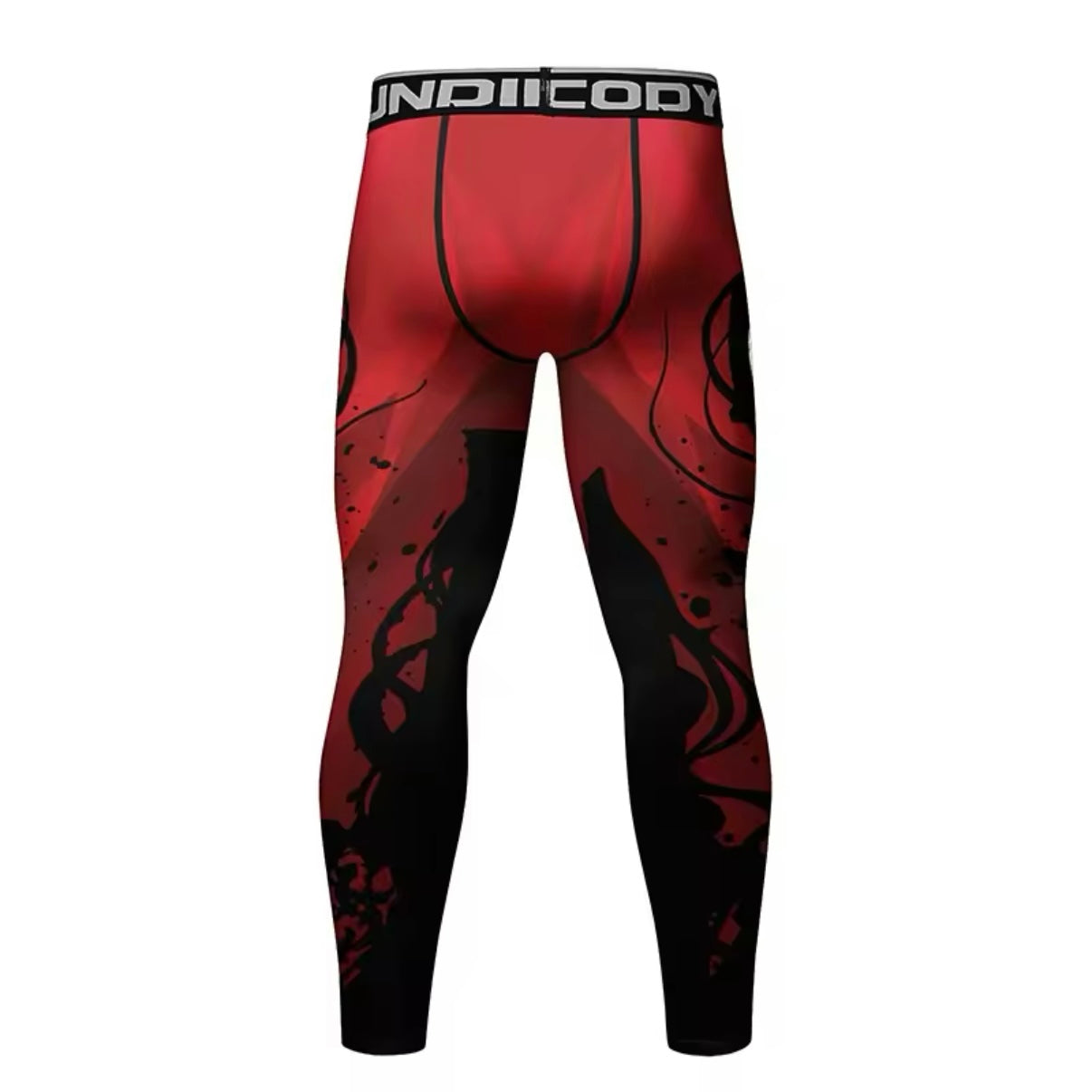 Red Carnage Premium Compression Spats for BJJ, MMA, Wrestling, CrossFit, Yoga, Running, Cycling, and More - MADE TO ORDER 2 WEEK DISPATCH