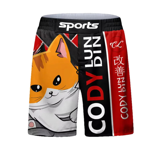 Cat Premium BJJ No Gi / MMA Grappling Shorts - MADE TO ORDER 2 WEEK DISPATCH