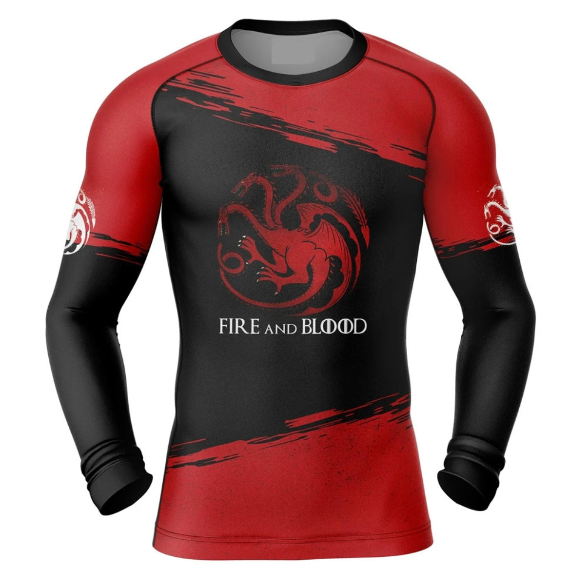 Game of Thrones Targaryen Premium Rash Guard - LONG OR SHORT SLEEVE - MADE TO ORDER 2 WEEK DISPATCH